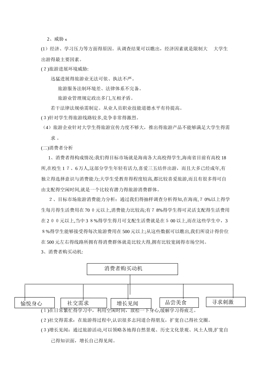 旅游线路设计及广告策划书版_第2页