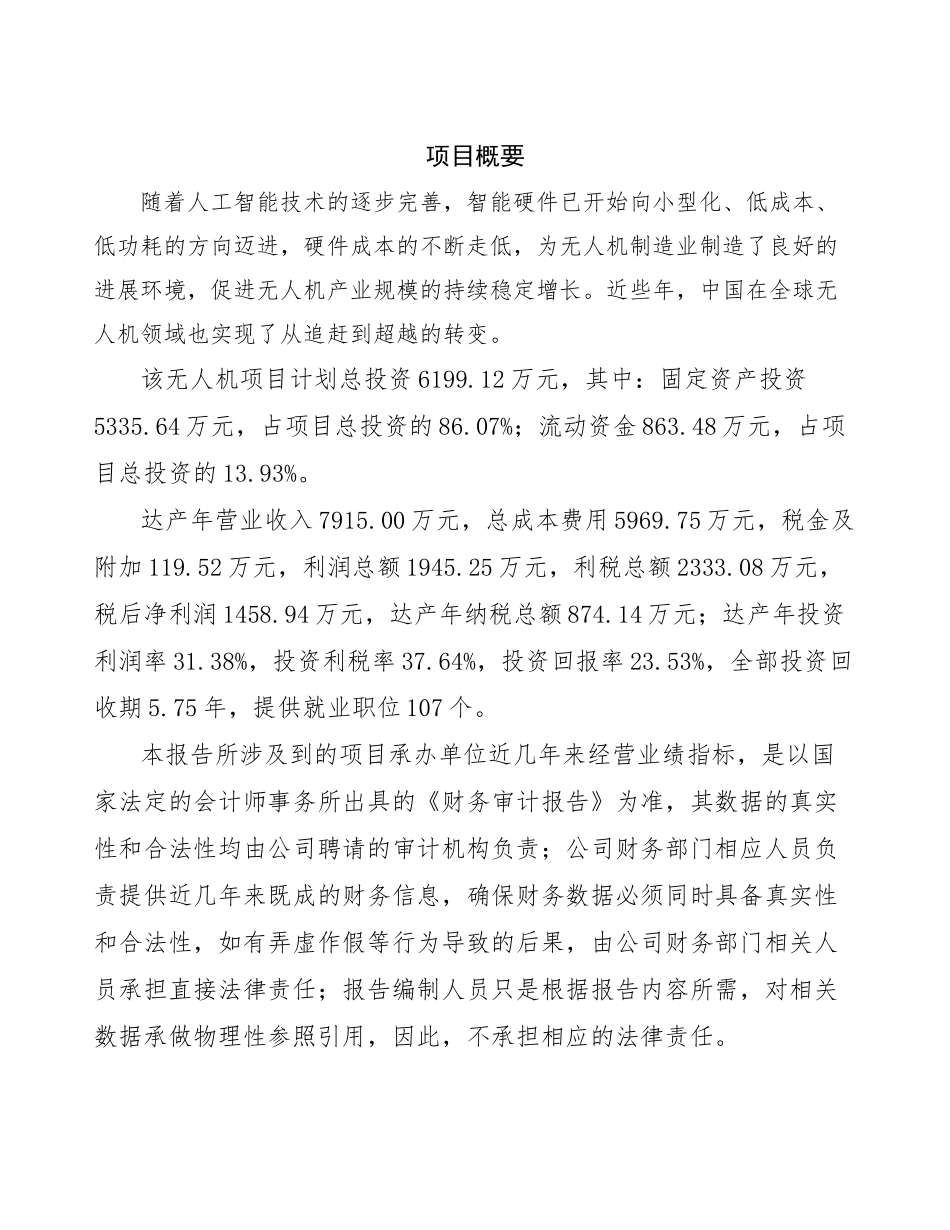 无人机项目可行性分析报告_第3页