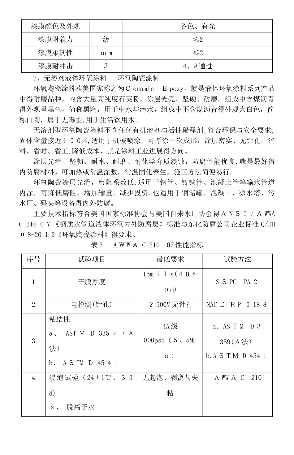 无溶剂液体环氧防腐涂料及其应用_第3页