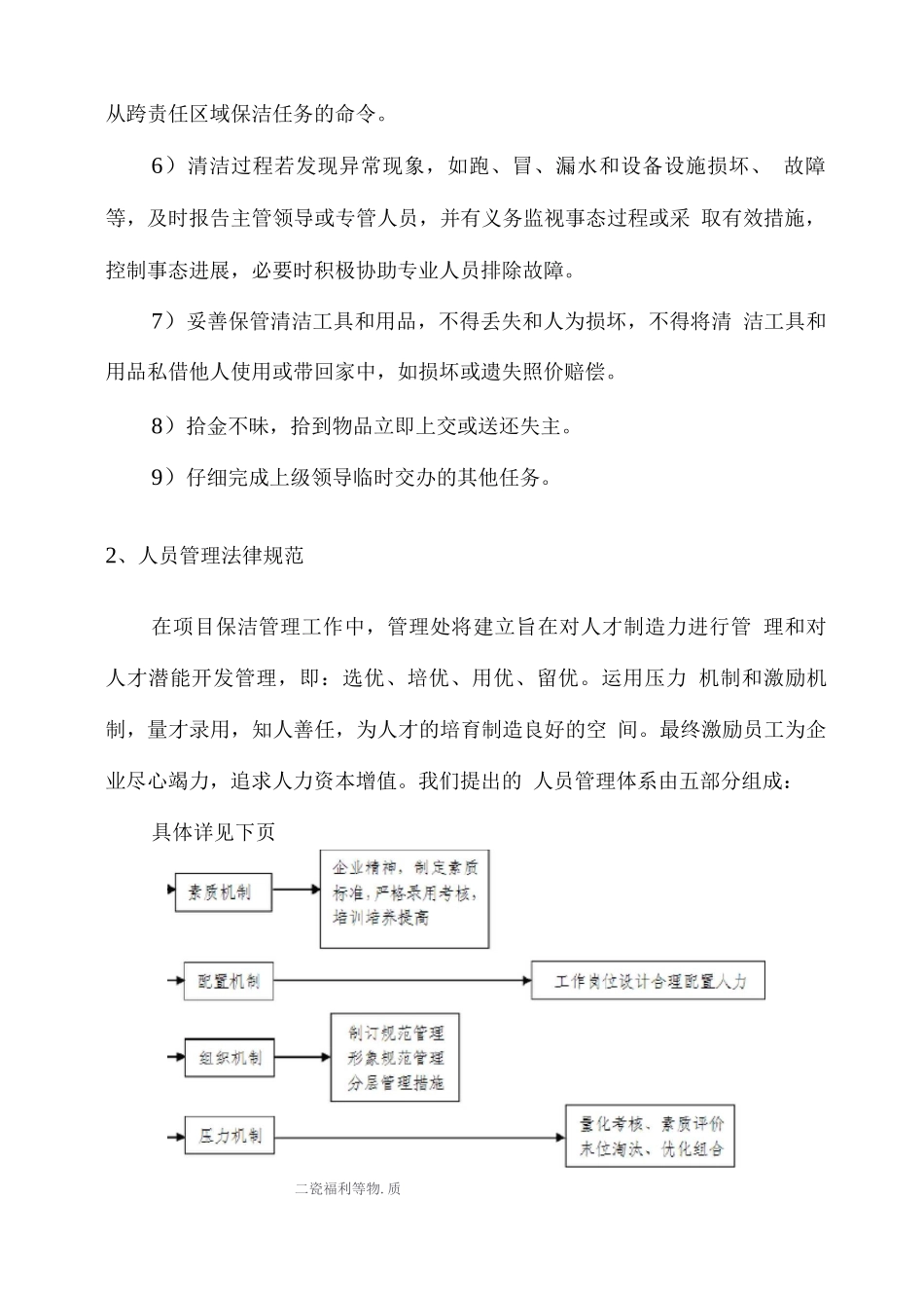 日常保洁工作实施方案_第2页