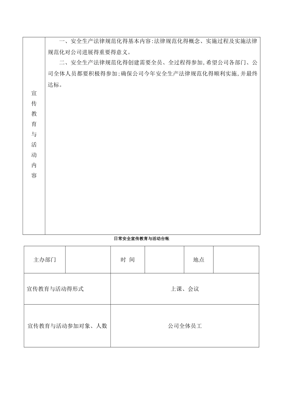 日常安全活动记录_第2页