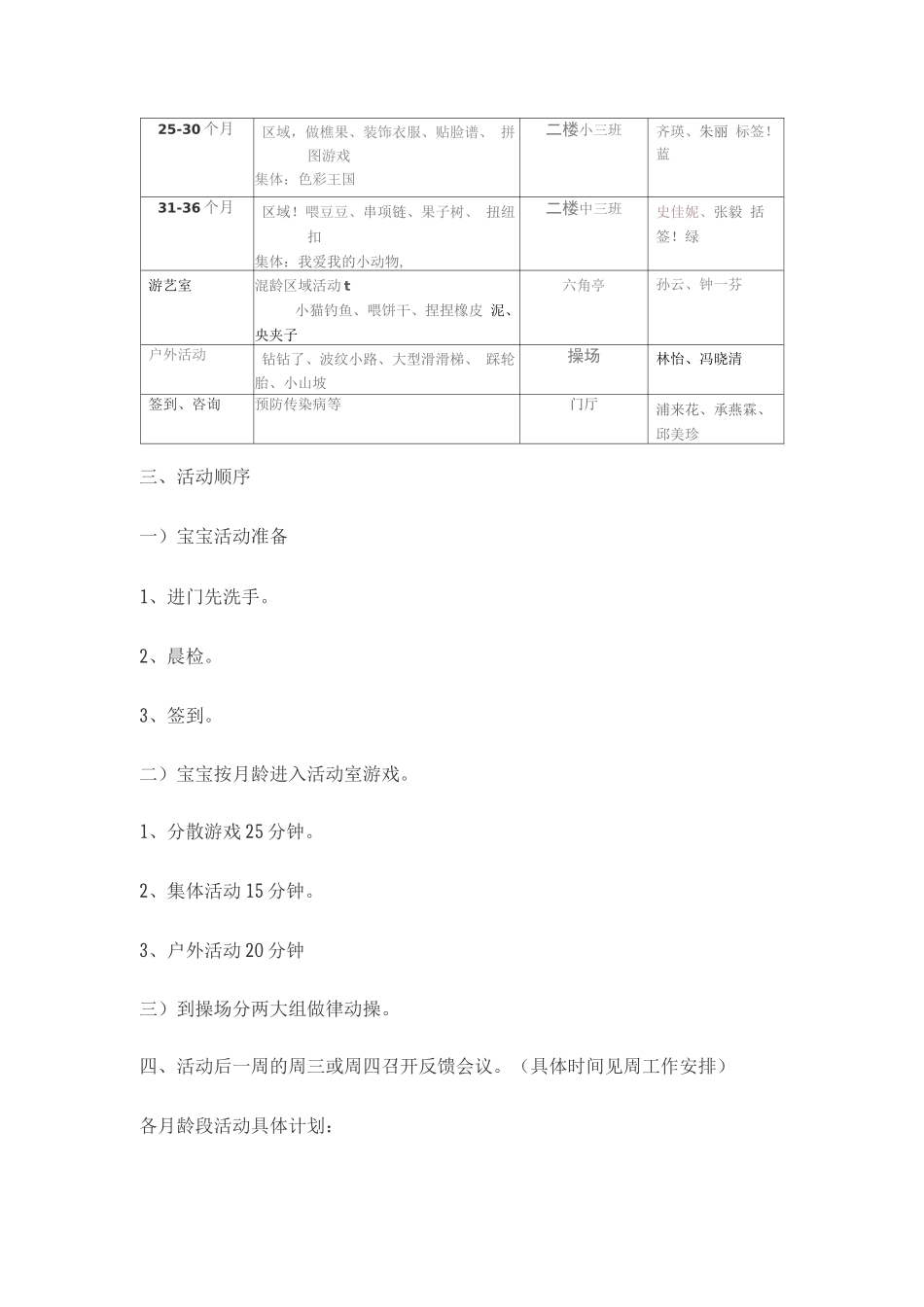 早教活动完整方案_第2页