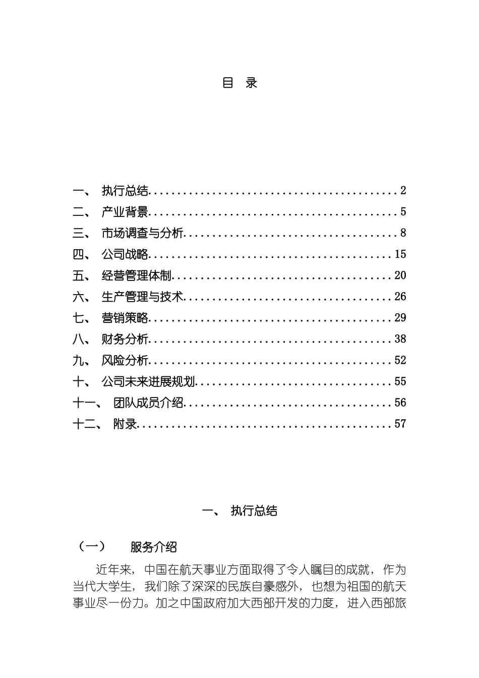 景天保健品有限责任公司创业计划书模板_第2页