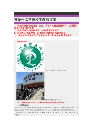 智慧楼宇方案