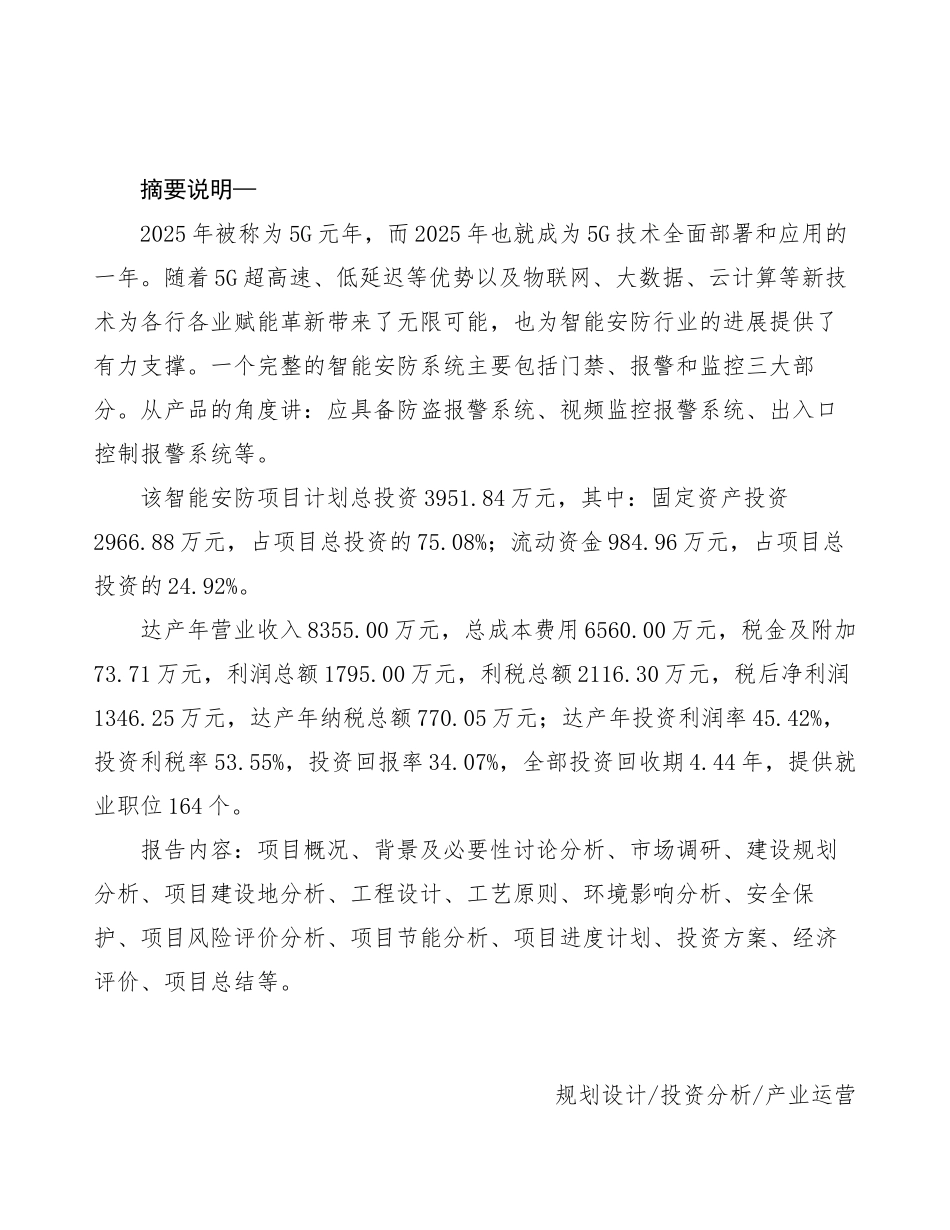 智能安防项目实施方案_第2页