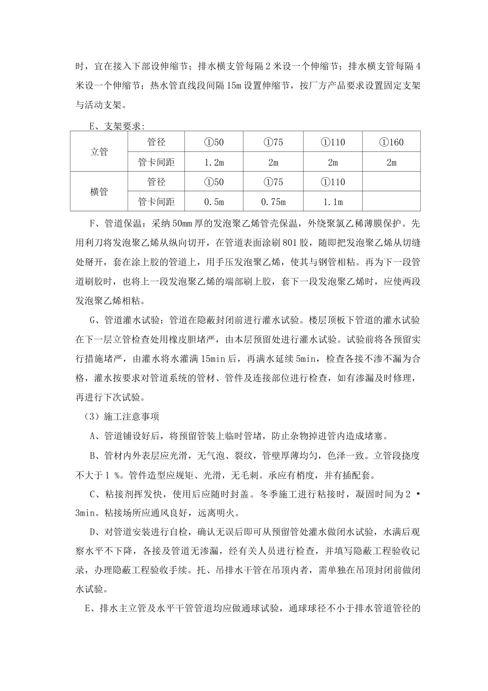 暖通及给排水工程施工方案_第3页