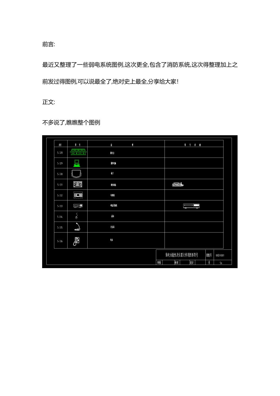 最全弱电系统图例标准版_第1页