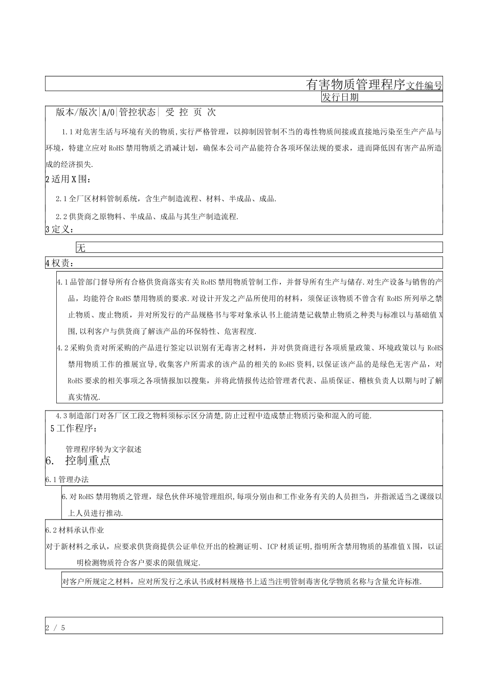 有害物质管理程序_第2页
