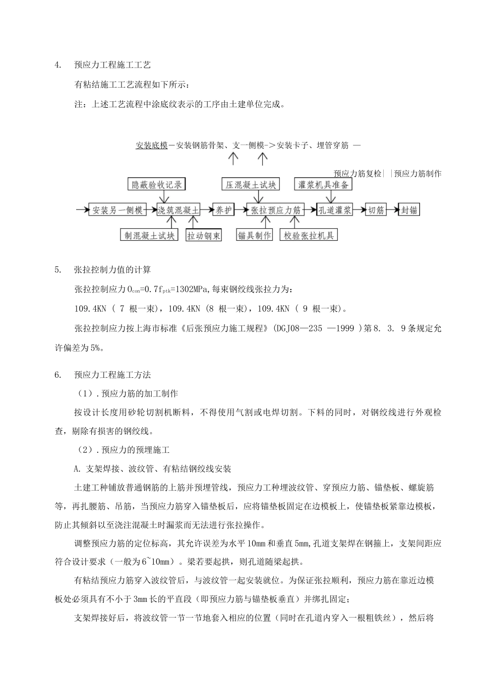 有粘结预应力工程施工方案_第3页