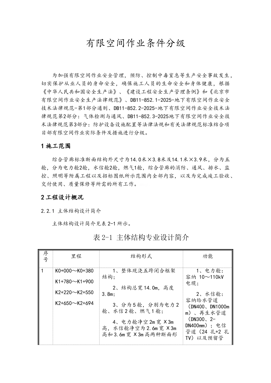 有限空间作业条件分级_第1页