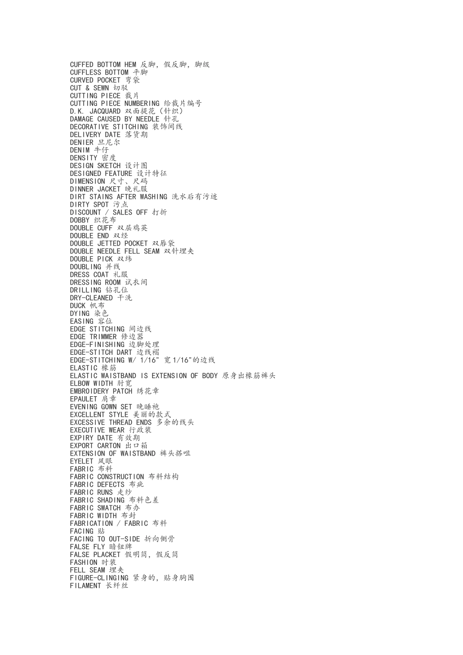 服装专业术语_第3页