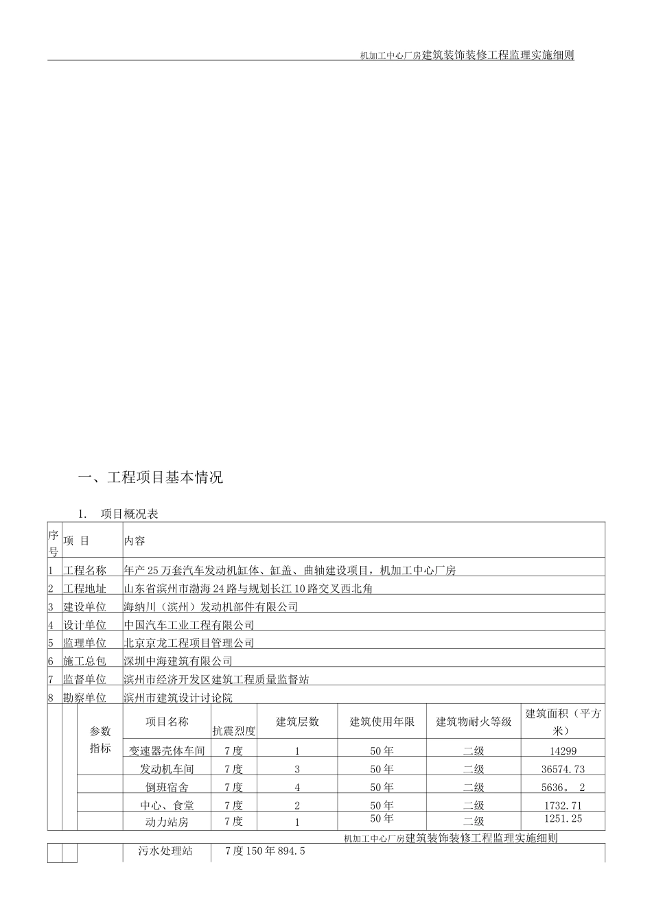 机加工中心厂房装修工程监理细则_第3页