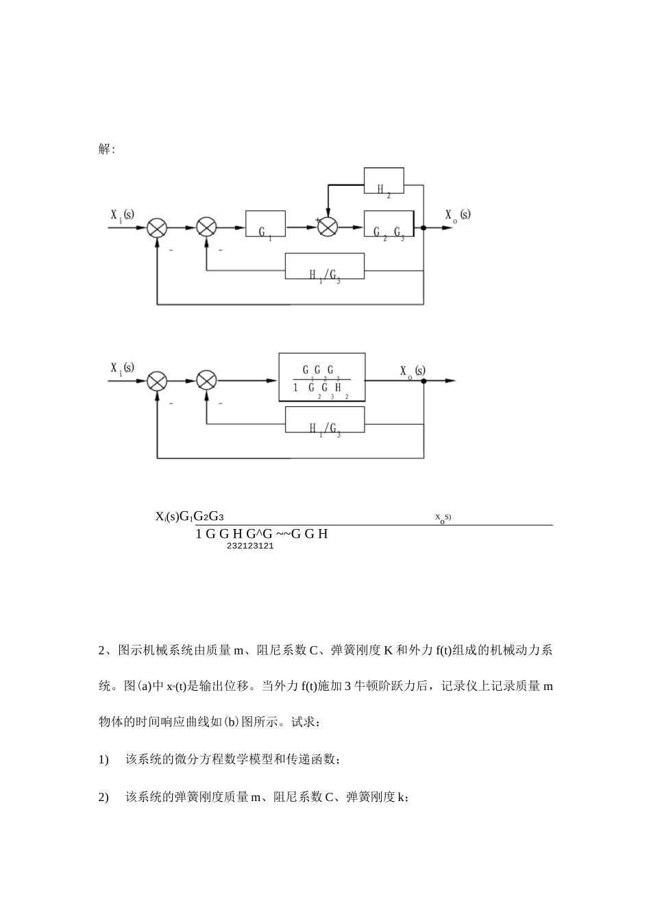 机械控制工程基础参考答案B卷_第3页