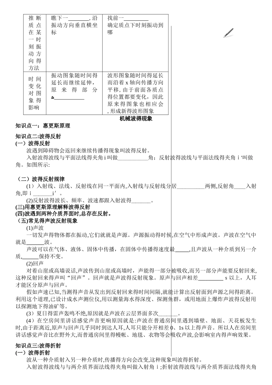 机械波知识点_第3页