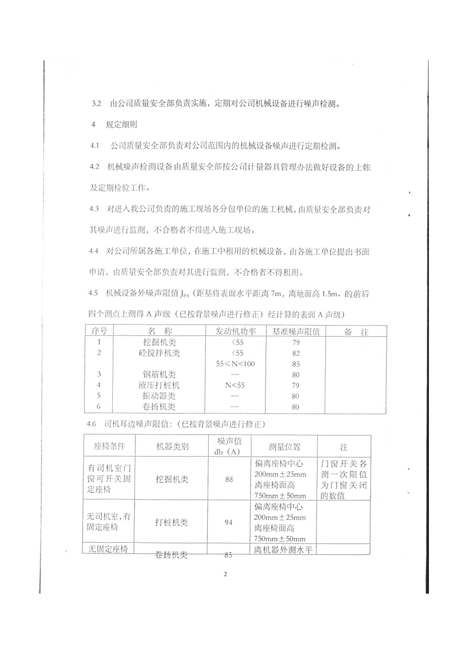 机械设备噪声检测规定_第2页