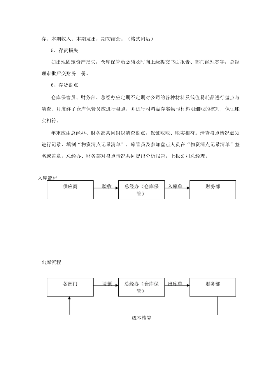 材料及低值易耗品管理制度_第2页