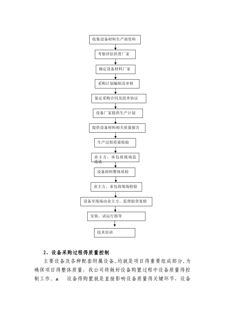 材料设备的供应实施方案_第3页