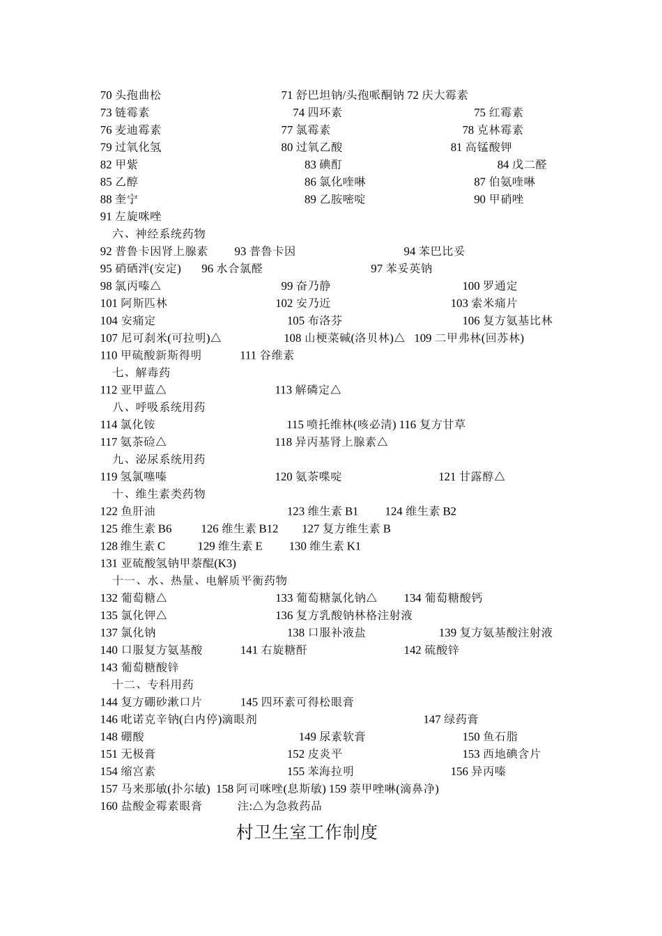 村卫生所标准_第3页