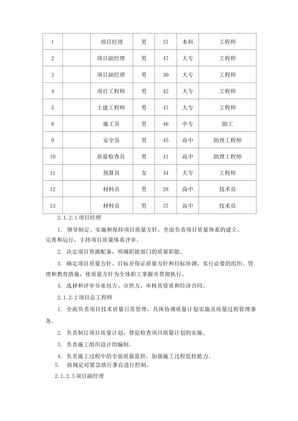 某小高层工程施工组织部署和各类计划_第2页