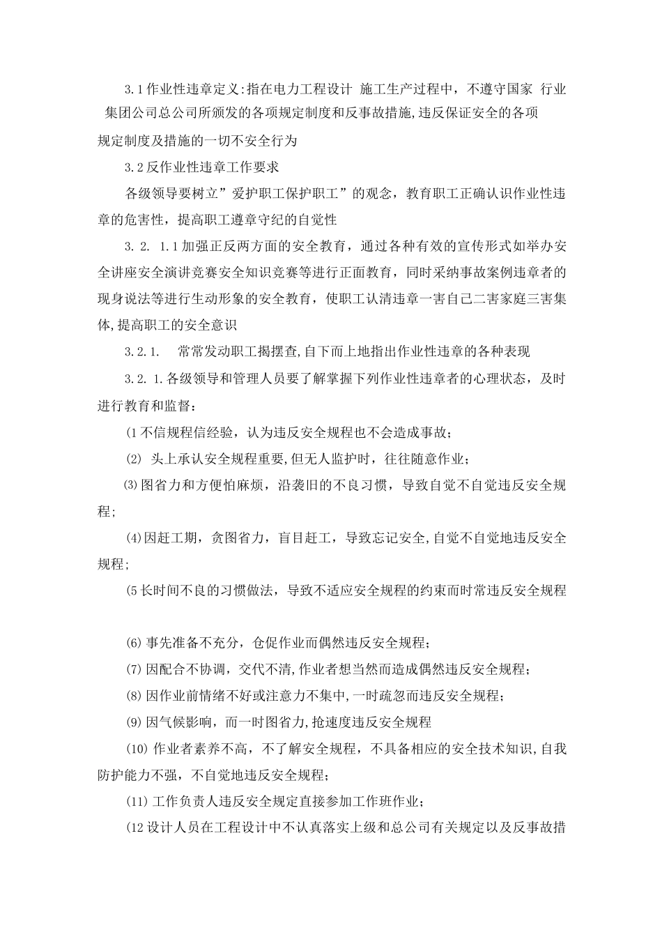 某电业公司反违章管理办法_第3页