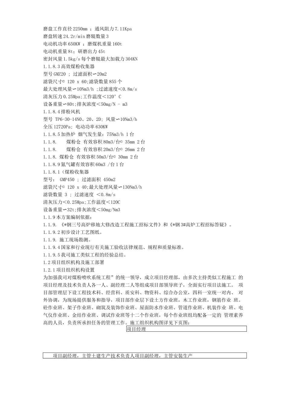 某钢厂高炉系统施工组织设计_第3页