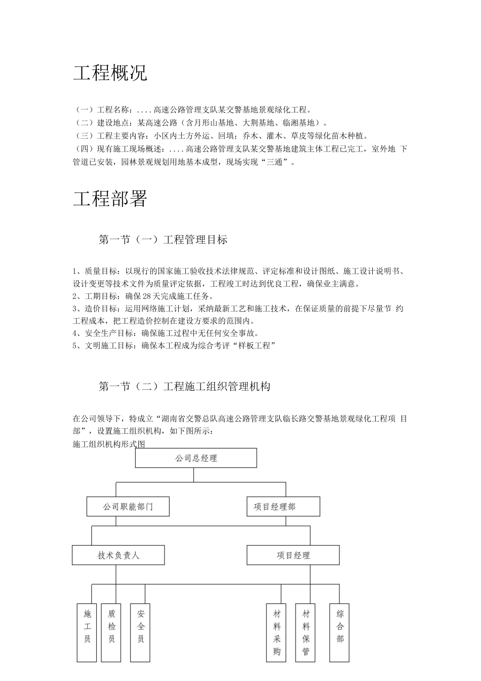 某高速路管理处绿化施组设计_第2页