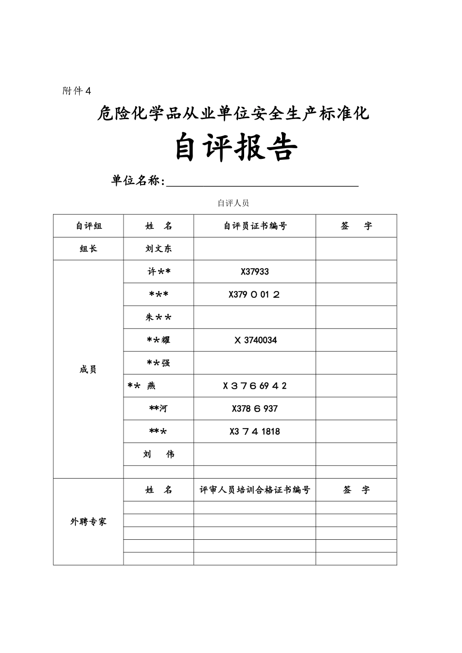 标准化自评报告_第1页