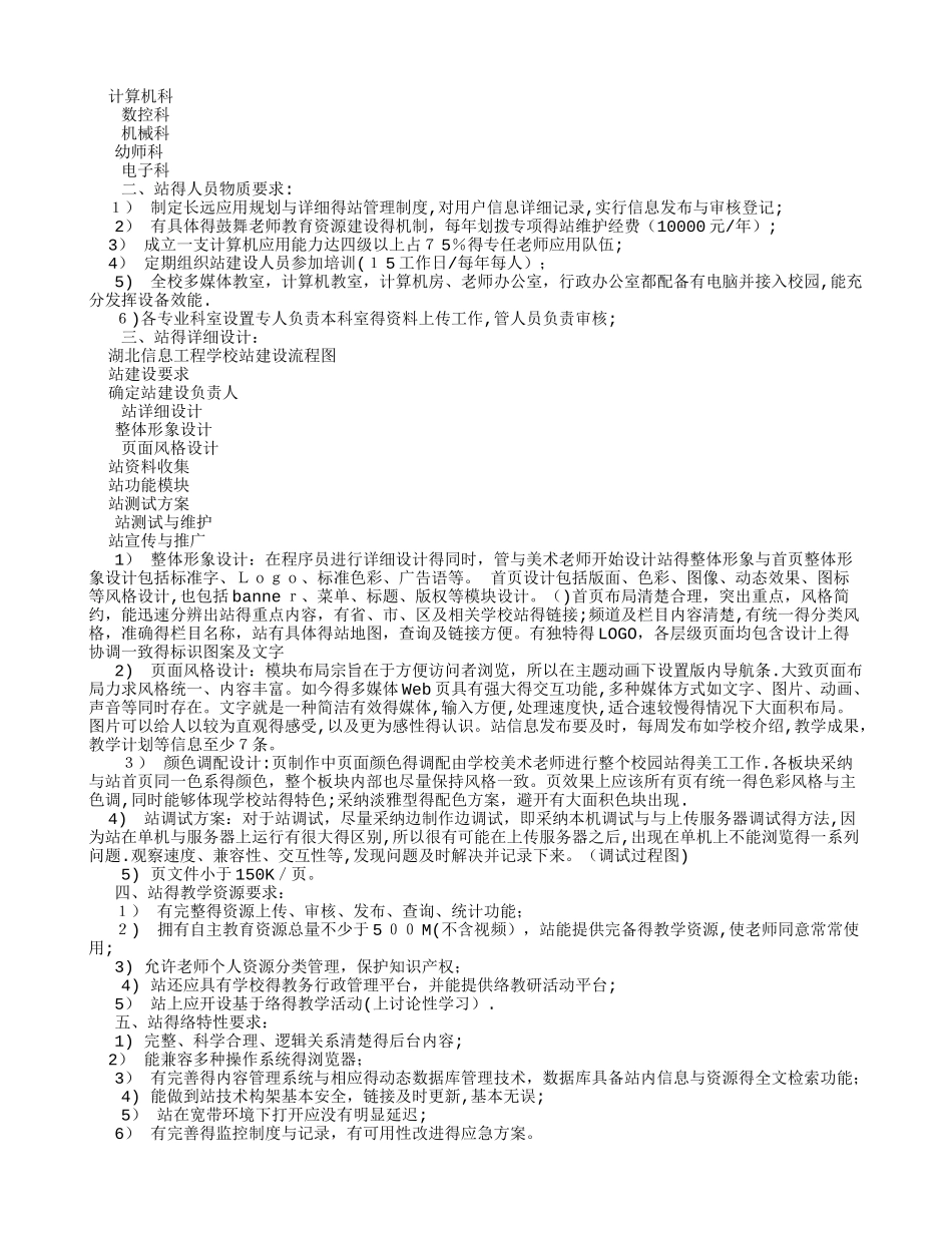 校园网站策划书_第3页