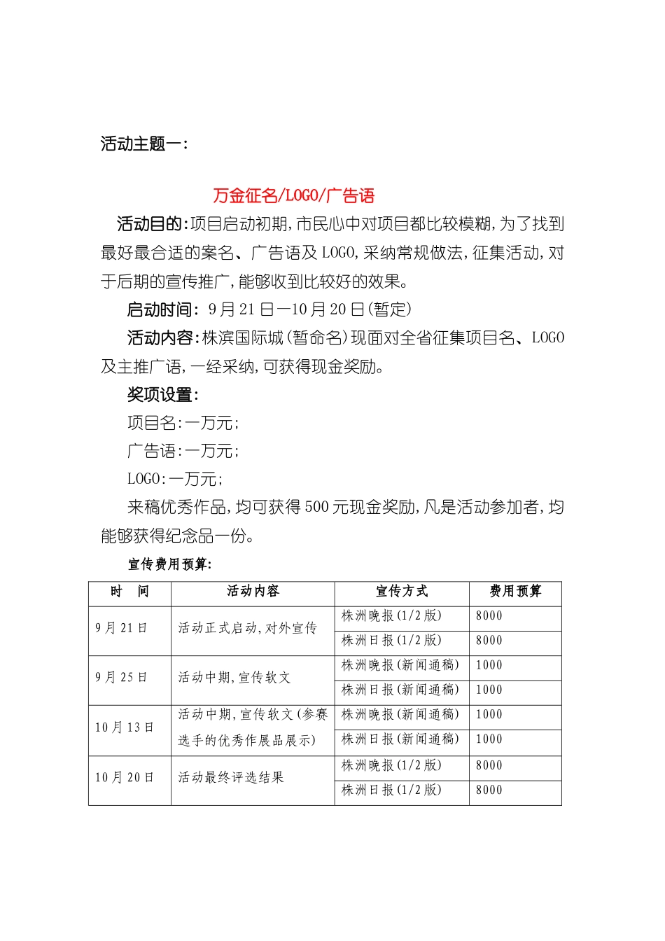株宾国际城营销活动方案_第3页