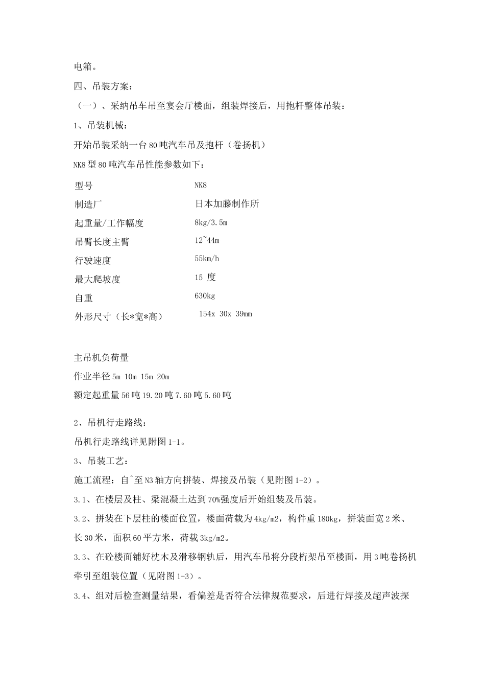 桁架吊装施工方案_第3页
