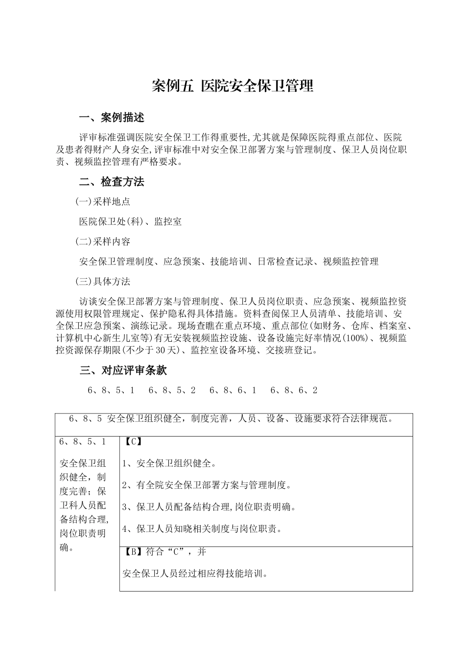 案例医院安全保卫管理_第1页