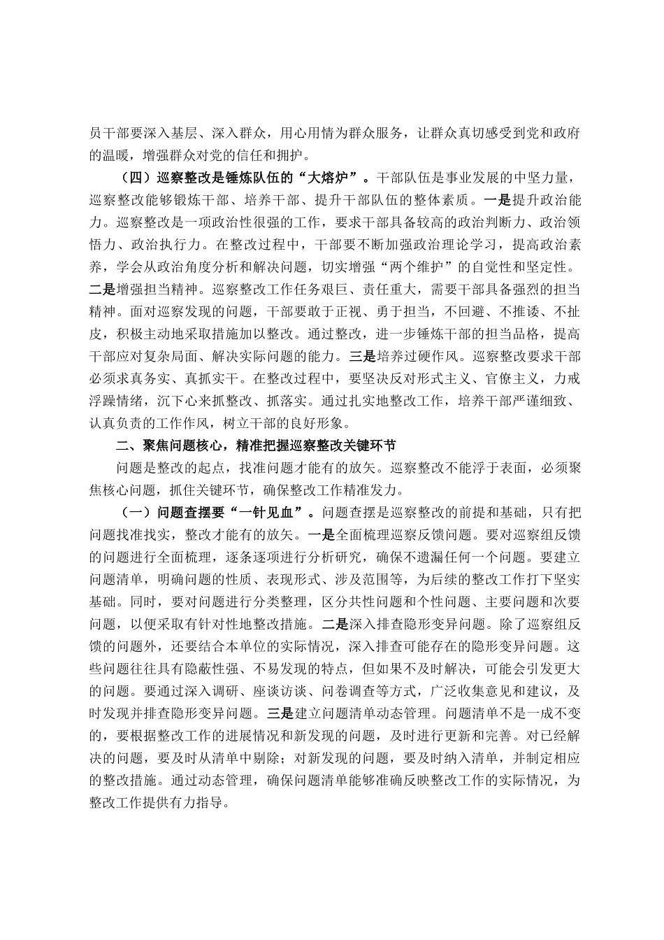 县委书记在乡镇（街道）巡察整改工作推进会上的讲话_第3页