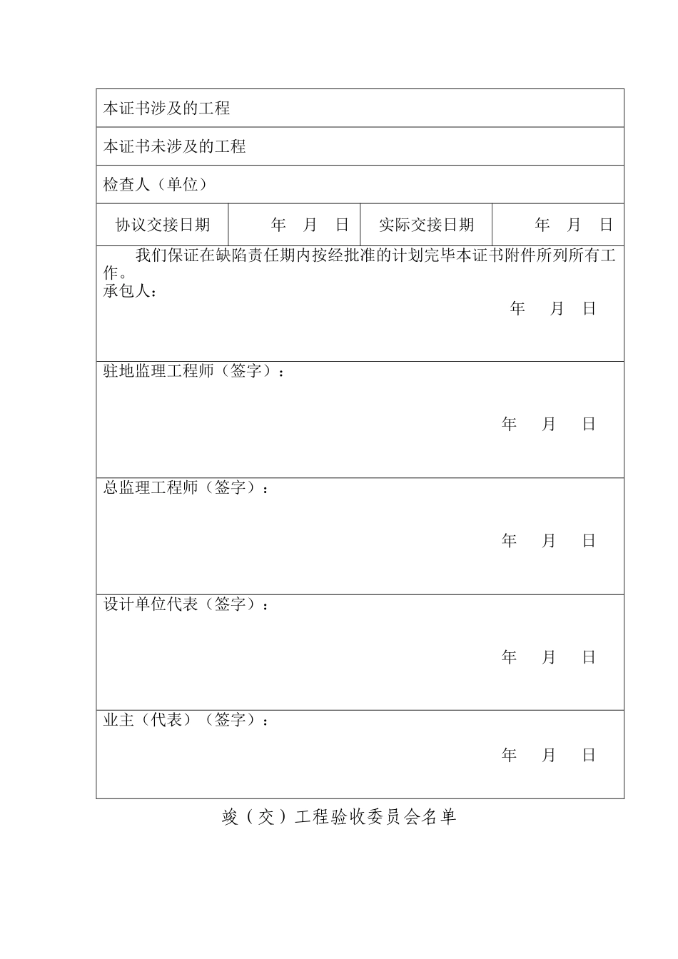 桥梁工程竣工验收鉴定书_第3页