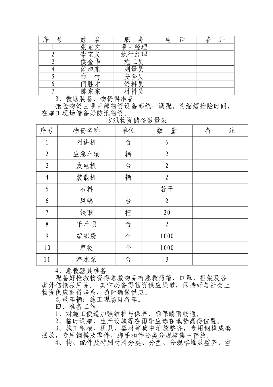 桥梁工程防汛应急预案_第2页