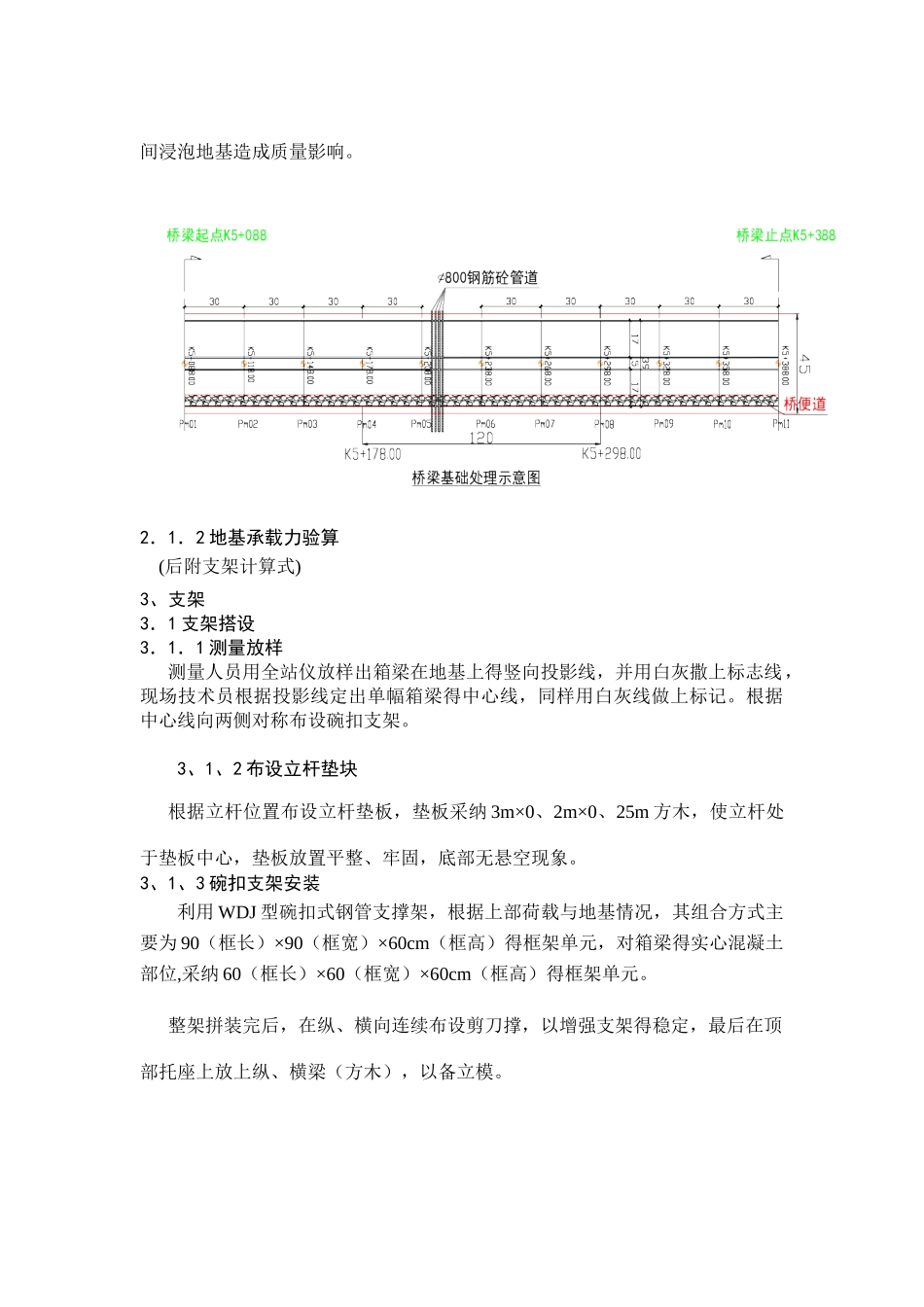 桥梁支架施工方案_第2页