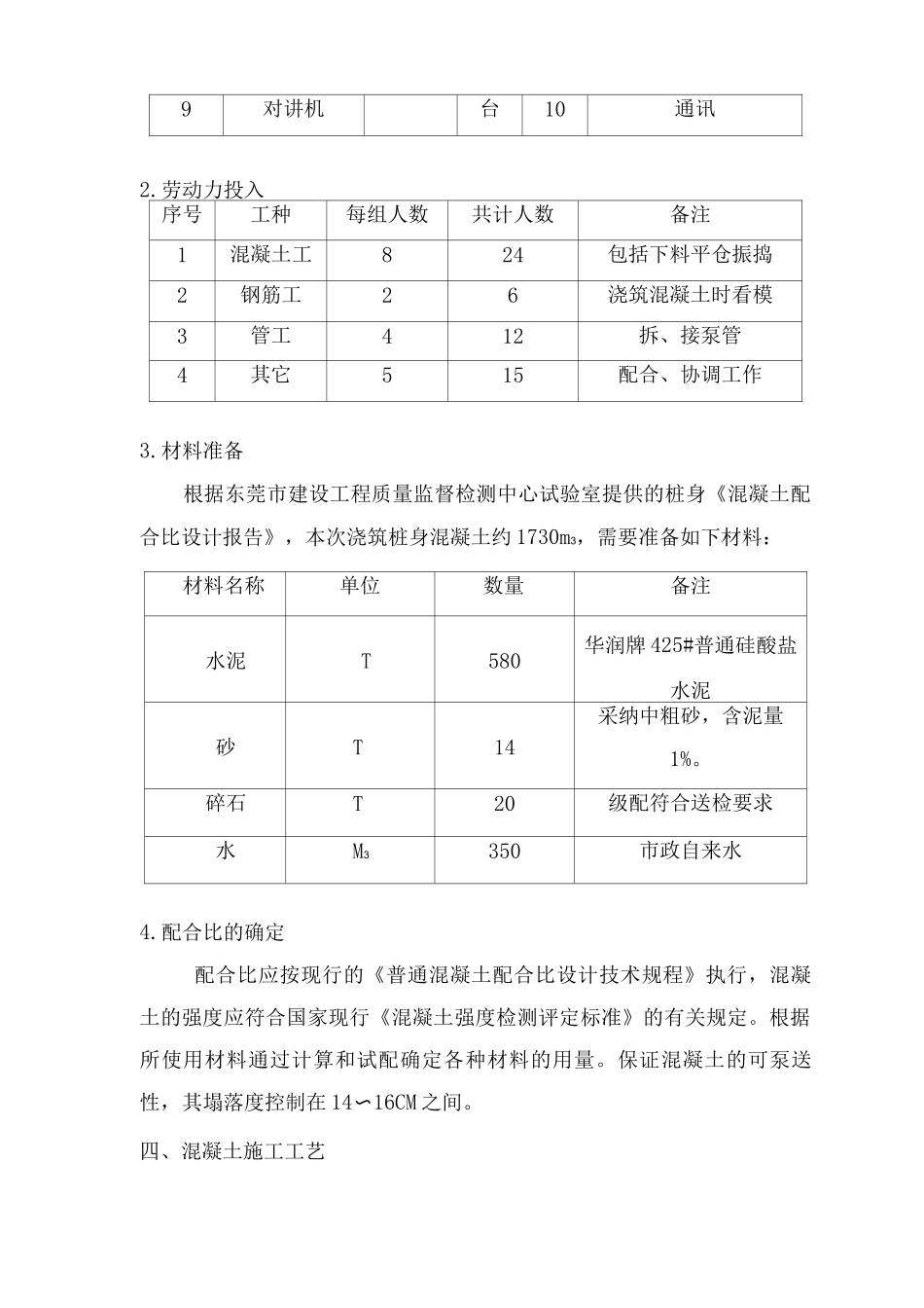 桩身混凝土施工方案3_第2页