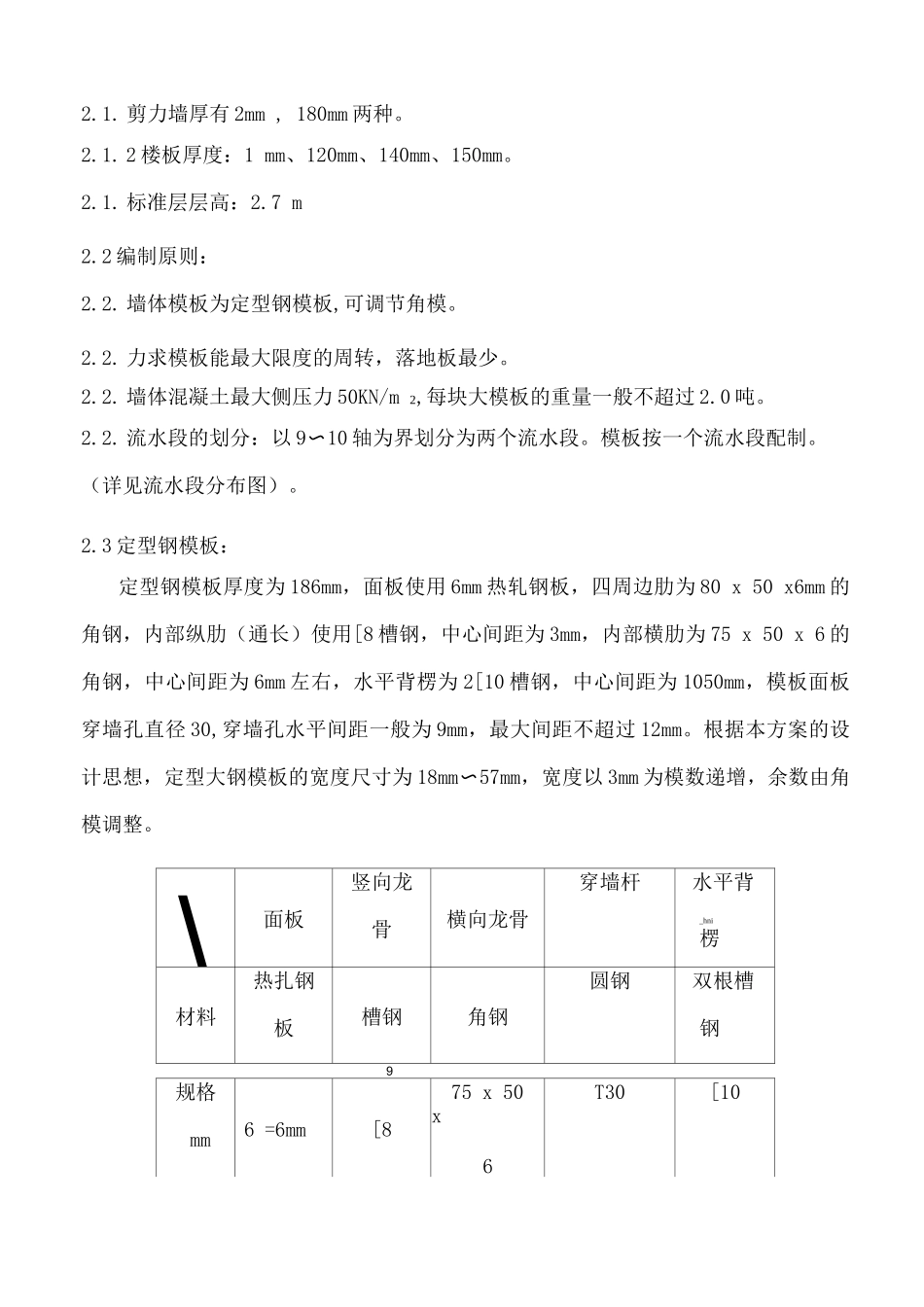 模板及外挂架施工方案_第3页
