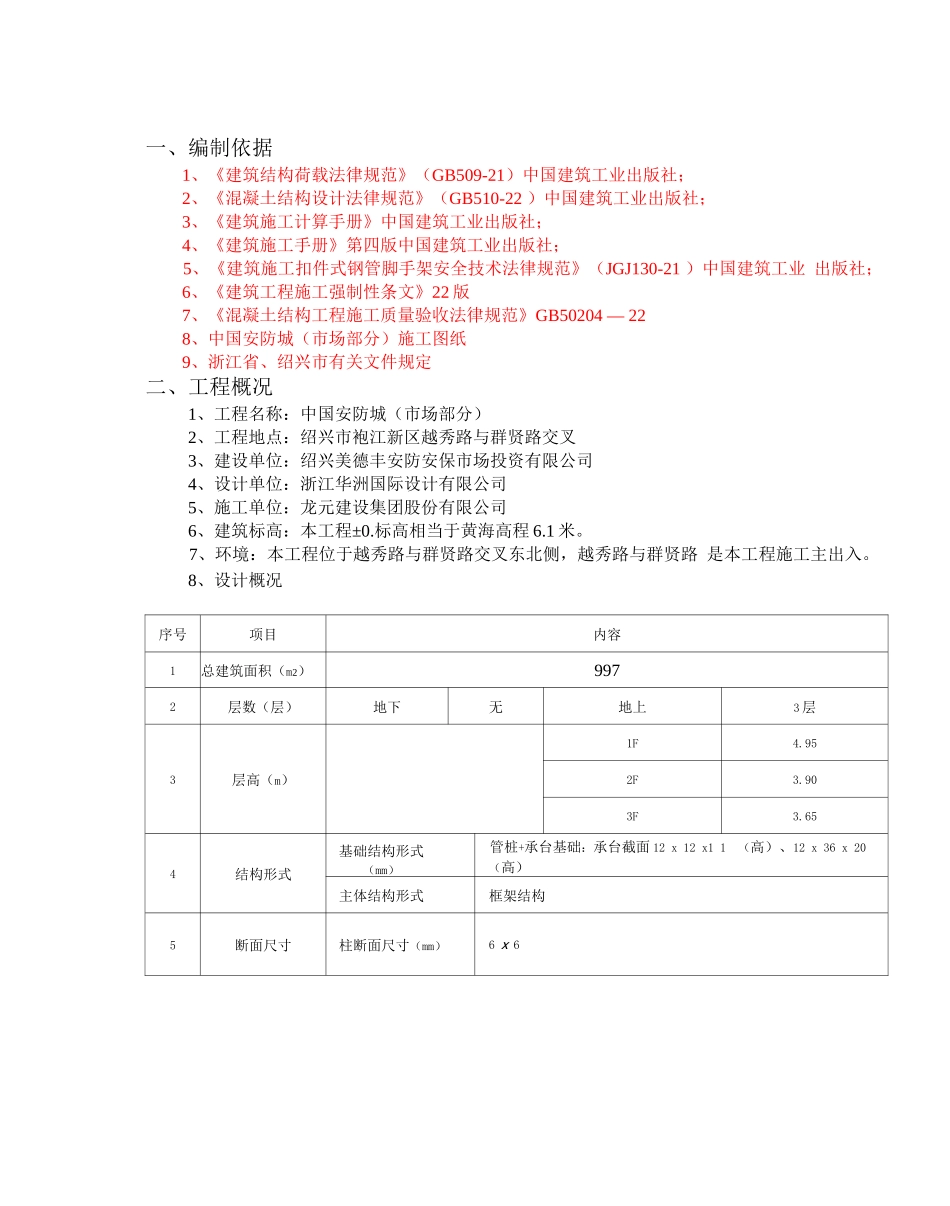 模板专项施工方案4_第1页