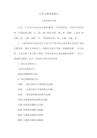 正常人体解剖学试题及答案