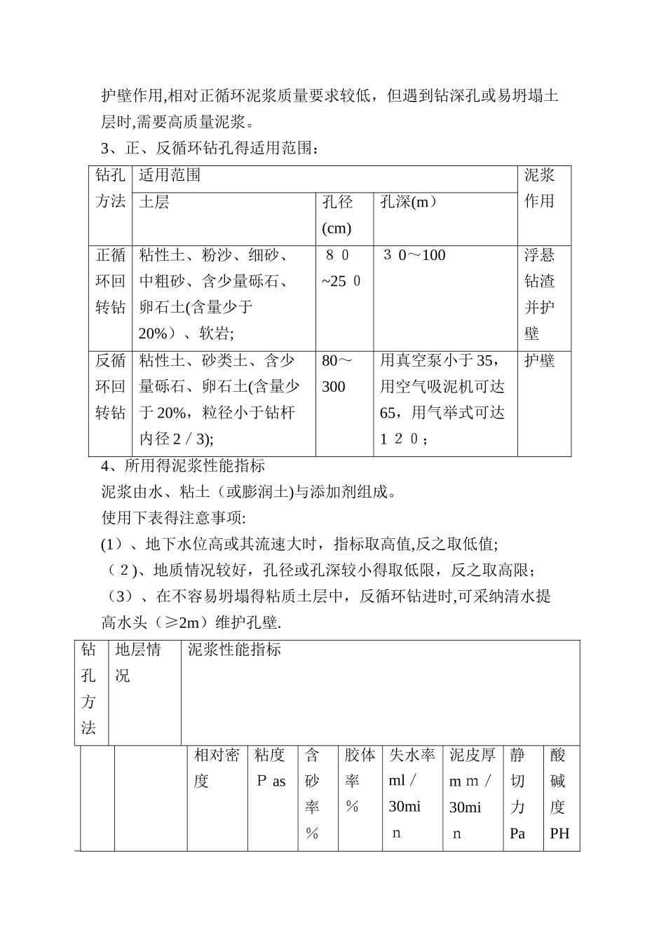 正循环钻机施工作业指导书_第2页