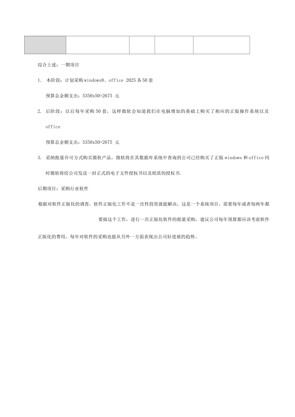 正版软件采购计划方案_第3页