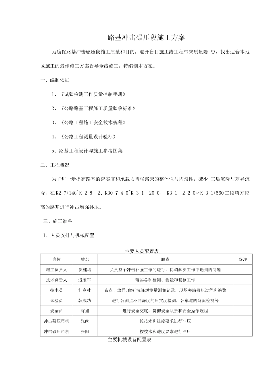 武罐五标冲击碾压施工方案_第1页