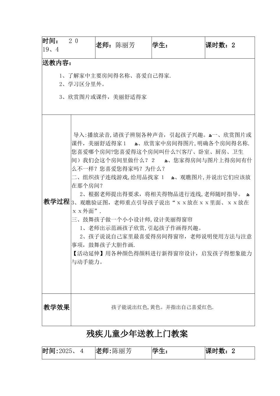 残疾儿童少年送教上门教案_第3页