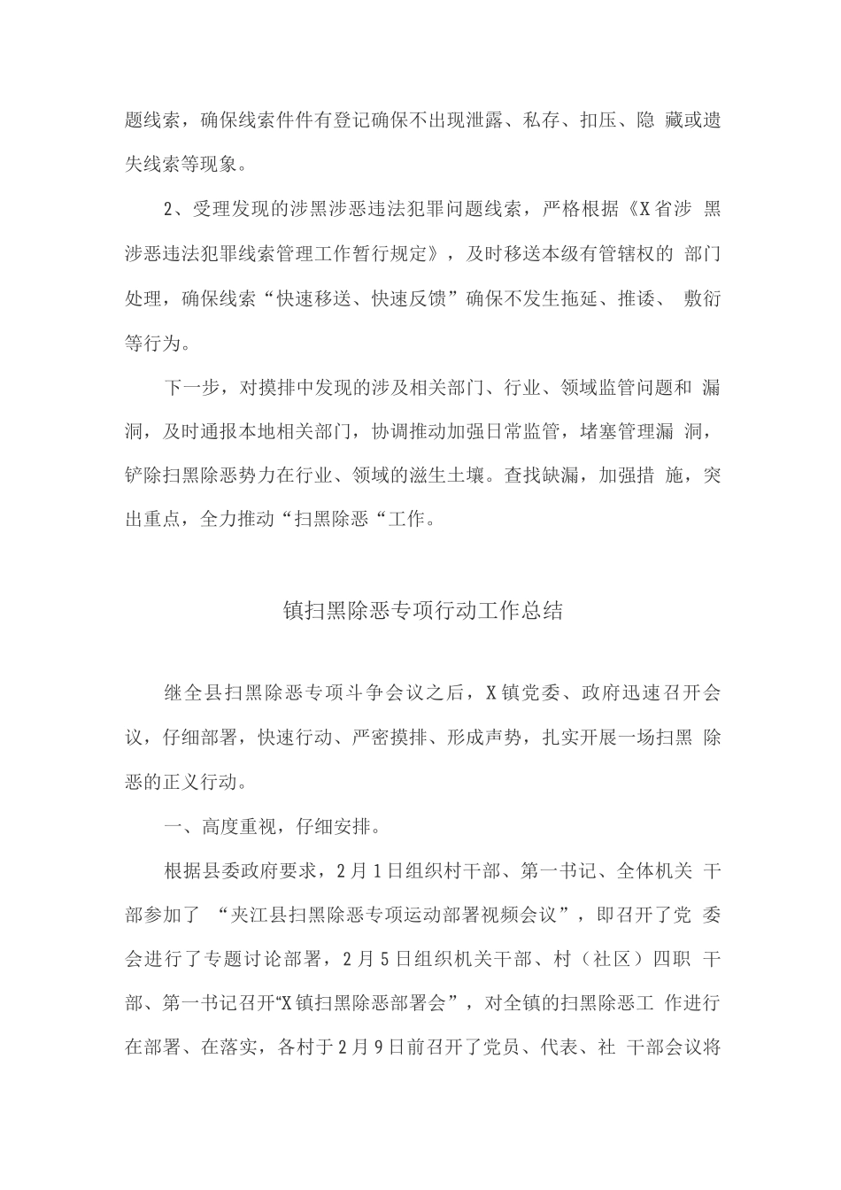 民政局扫黑除恶专项行动工作总结_第2页