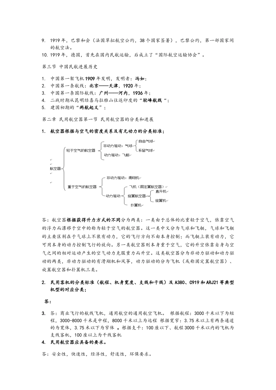 民航概论重要知识点_第2页