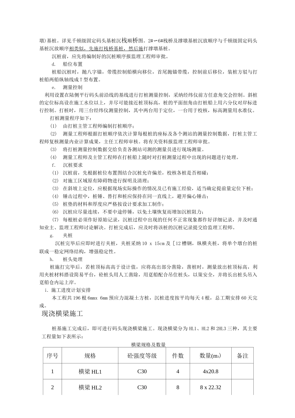 水上沉桩专项施工方案_第2页