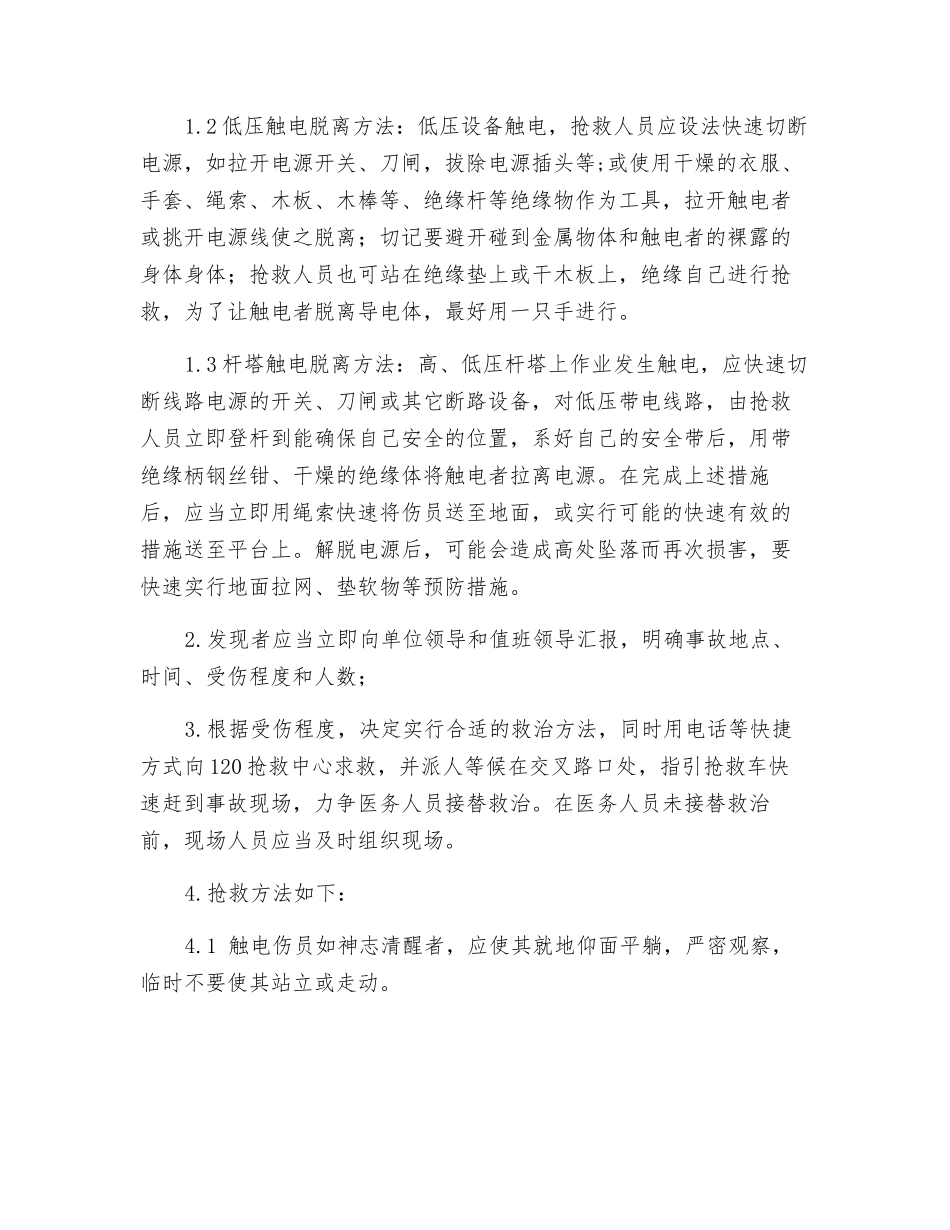 水厂触电应急预案_第3页