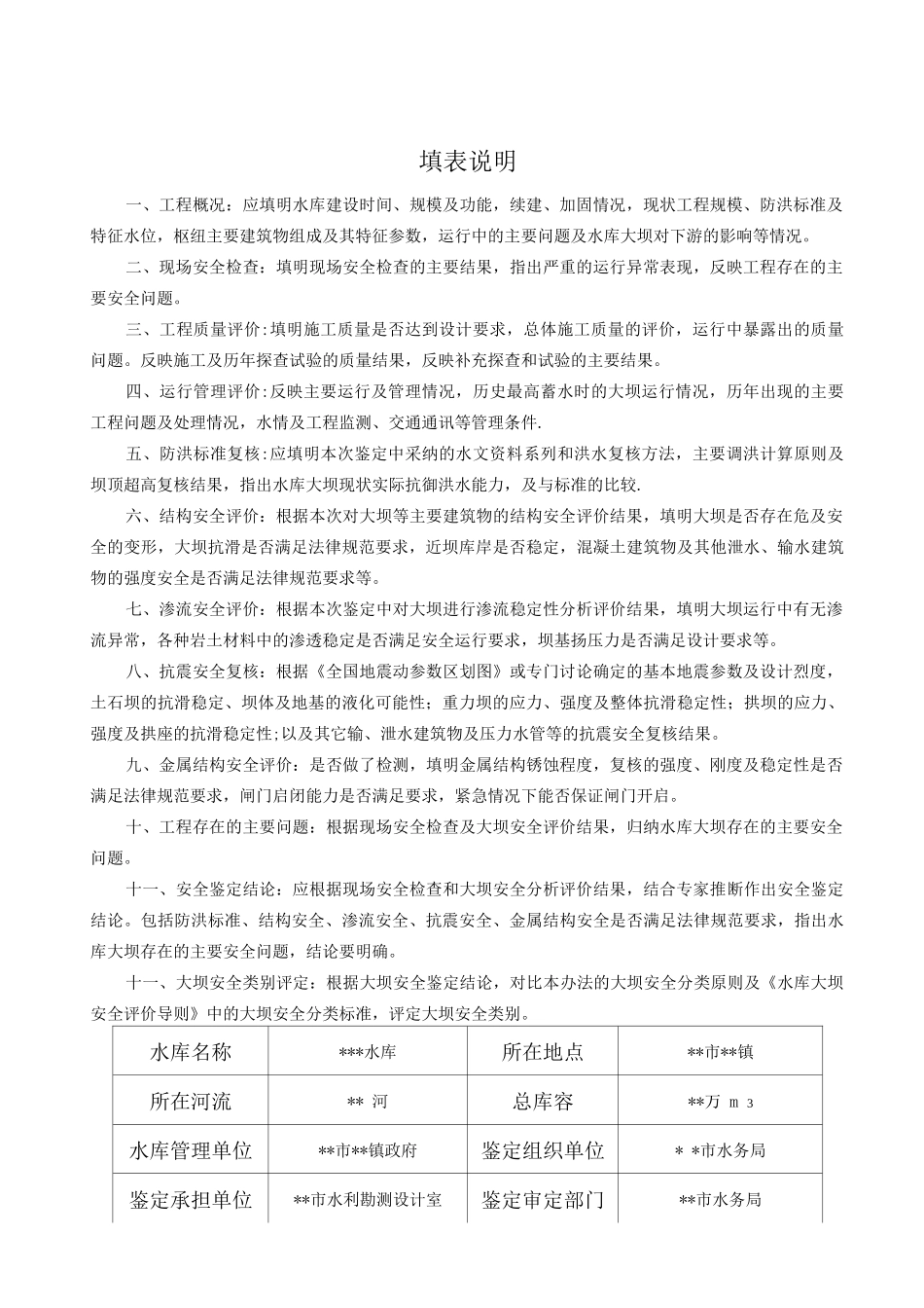 水库大坝安全鉴定报告书_第2页