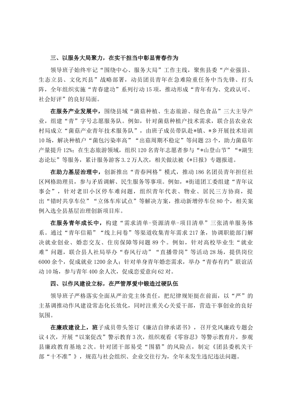 团县委领导班子运行情况报告_第3页