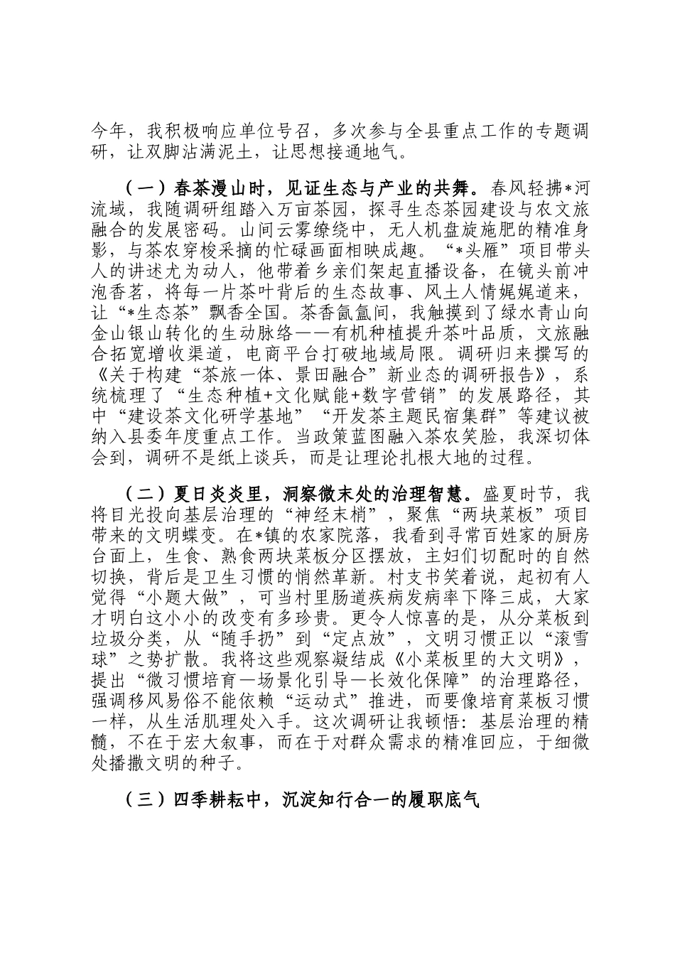 委办个人2025年半年工作工作总结_第3页